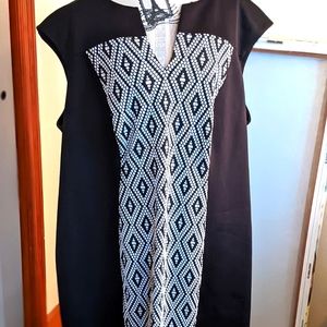 Black and white dress